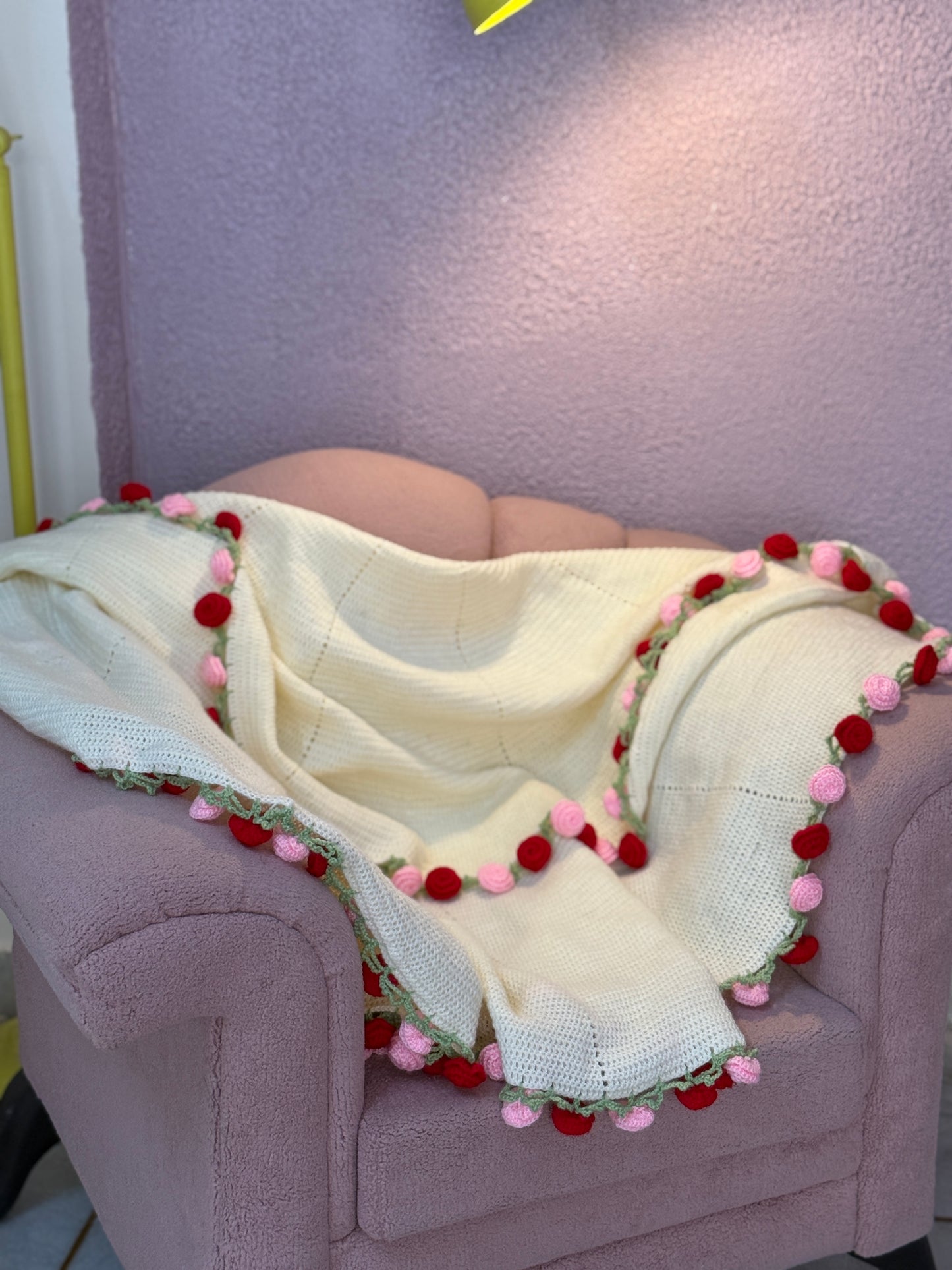 Rose Bouquet Blanket (Red&Pink)