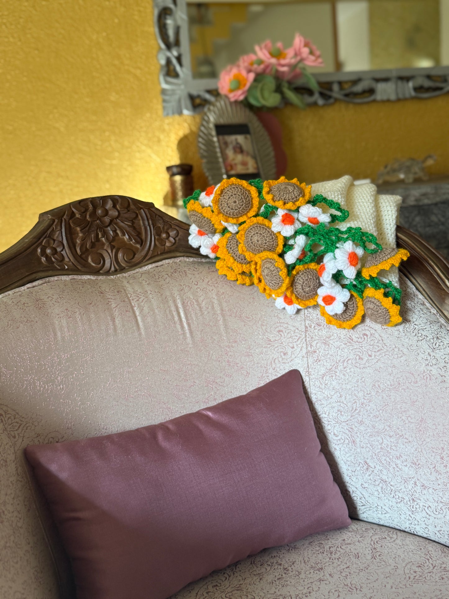 Sunflower Daisy blanket