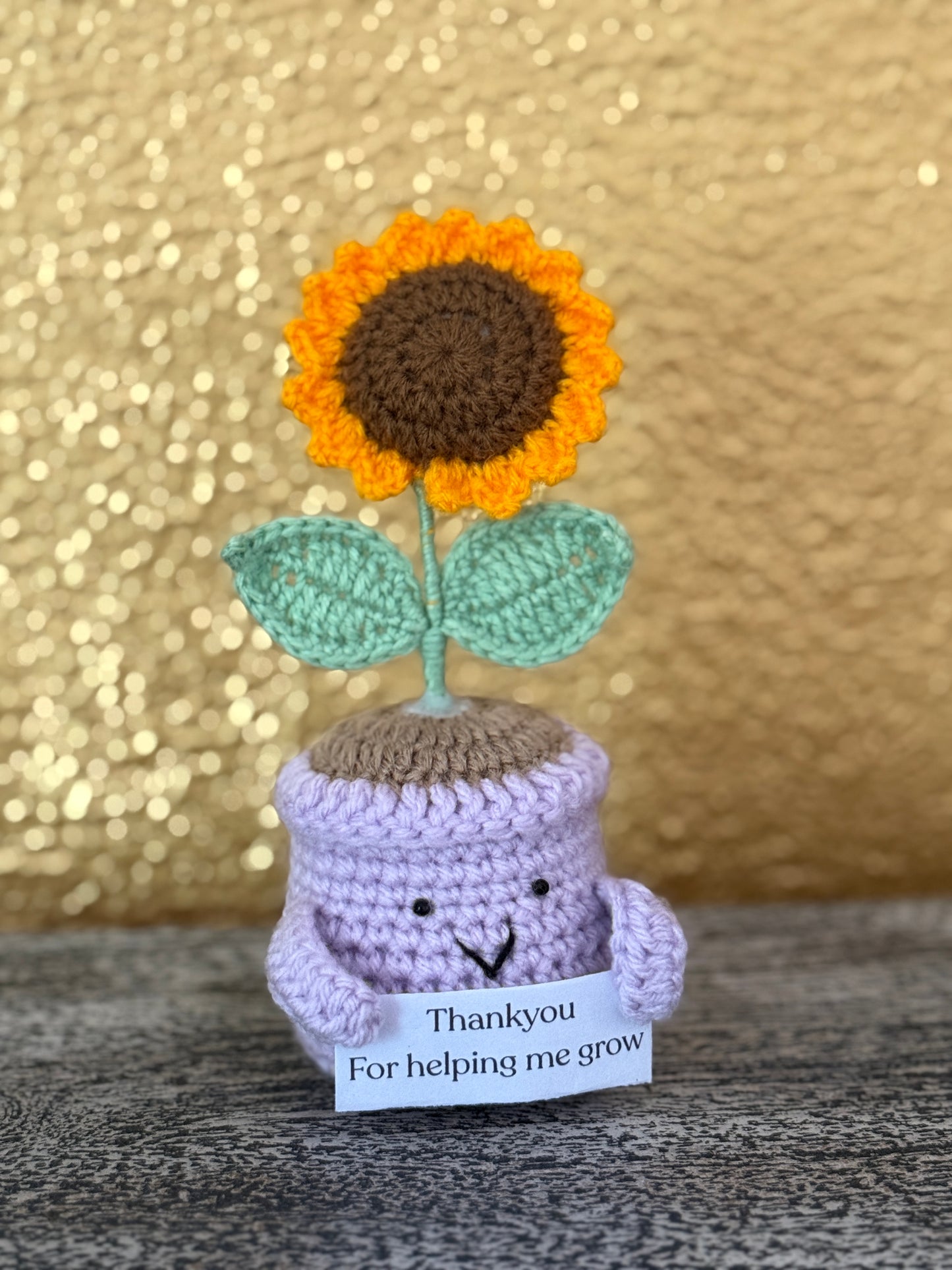 Crochet Sunflower Pot | Mother’s Day