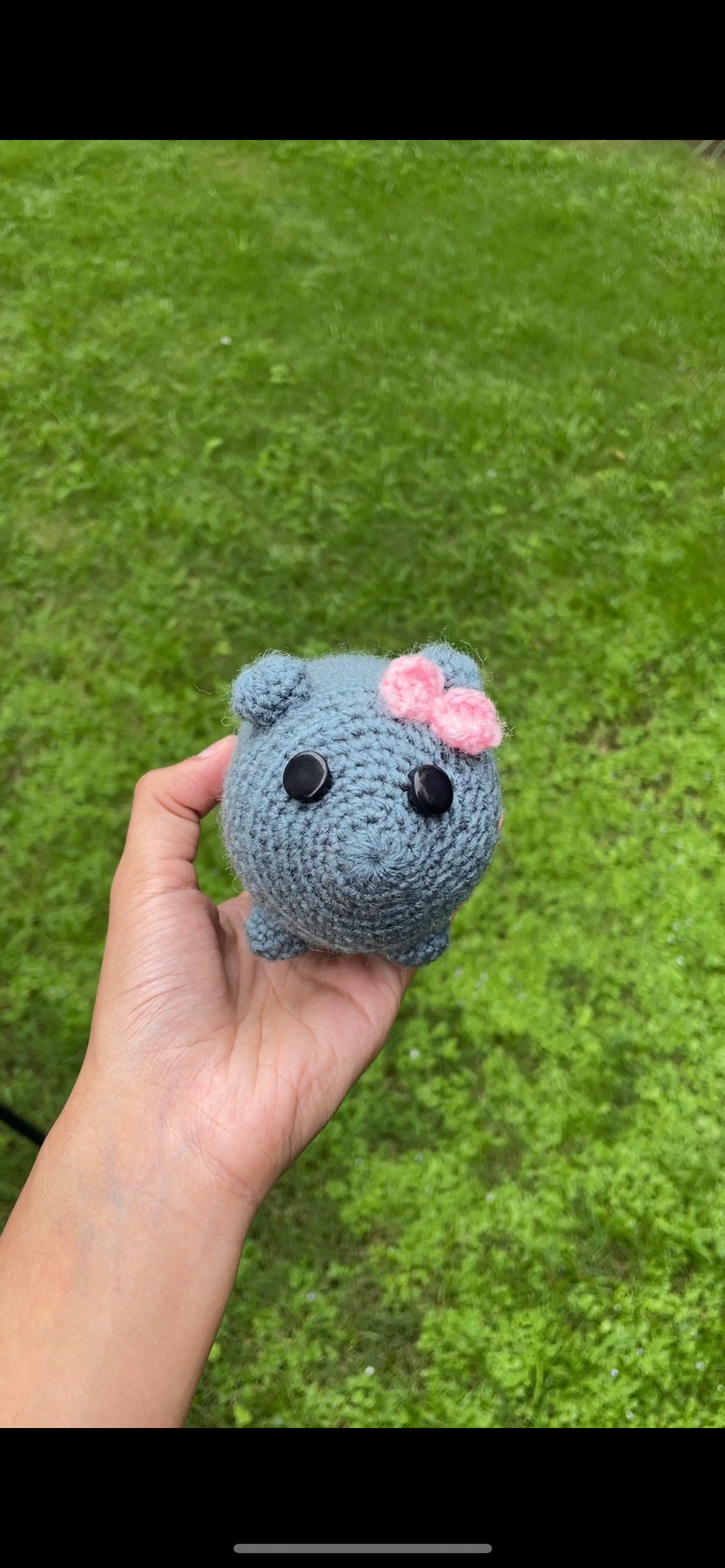 sad hamster – handmade crochet gift india handmade crochet gift India