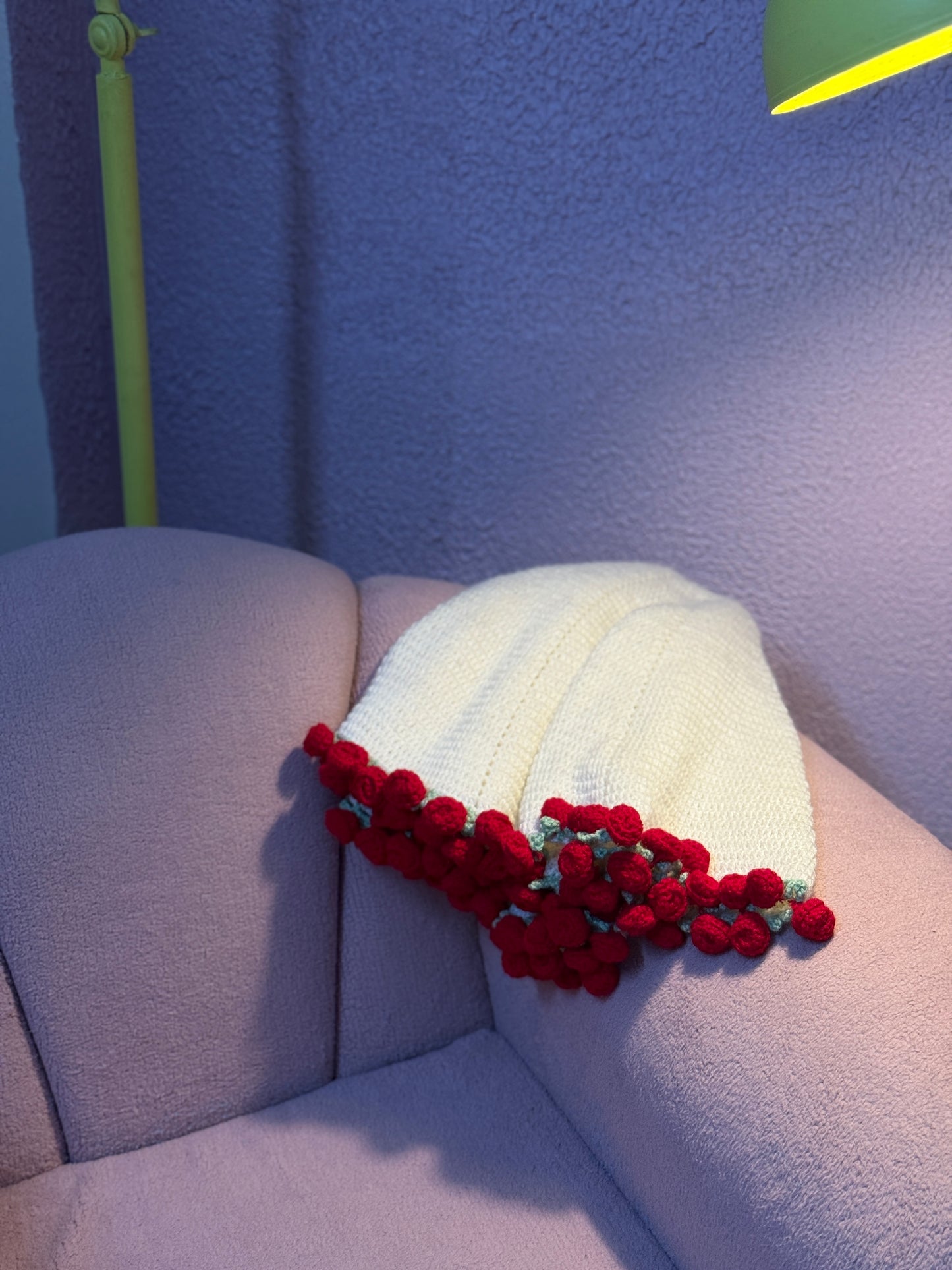 Rose bouquet blanket