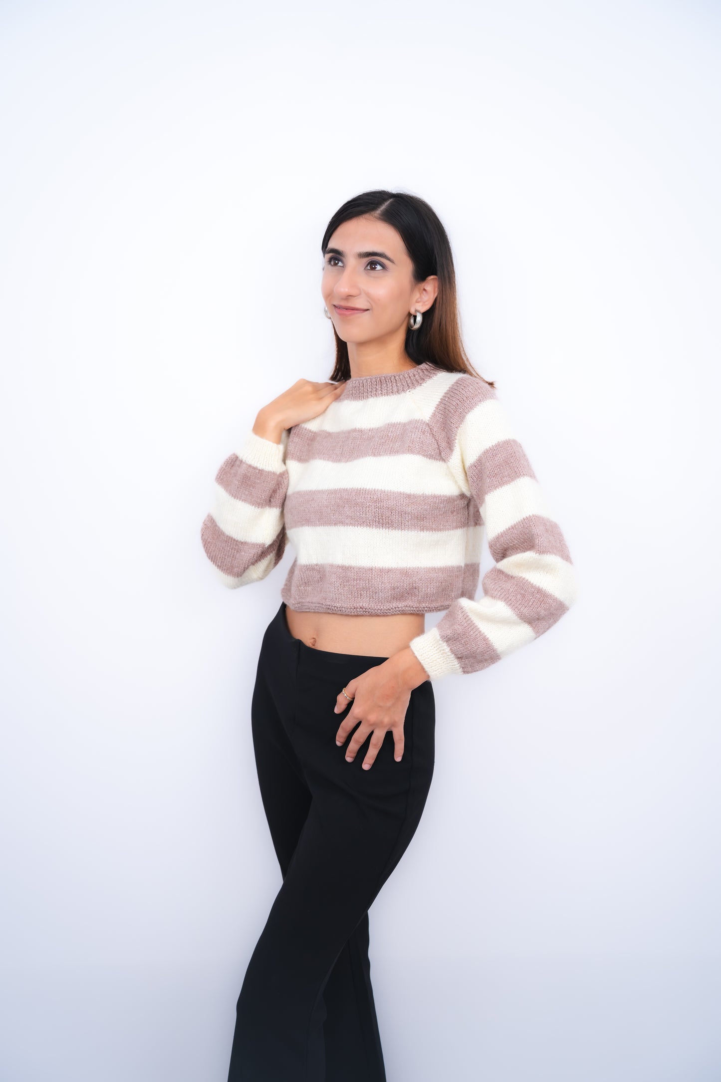 amber knit sweater β handmade crochet gift india handmade crochet gift India