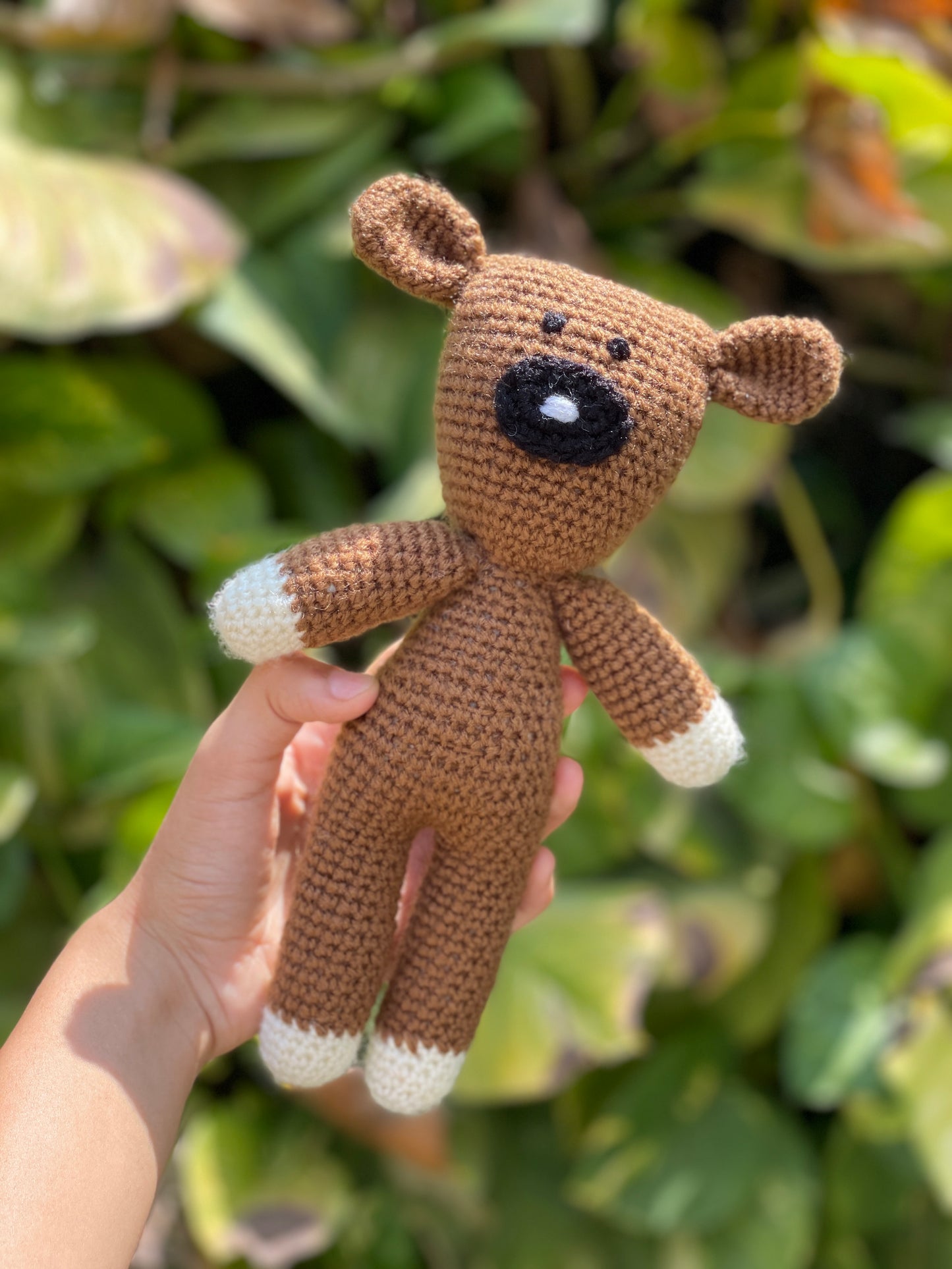 mr bean teddy – handmade crochet gift india handmade crochet gift India