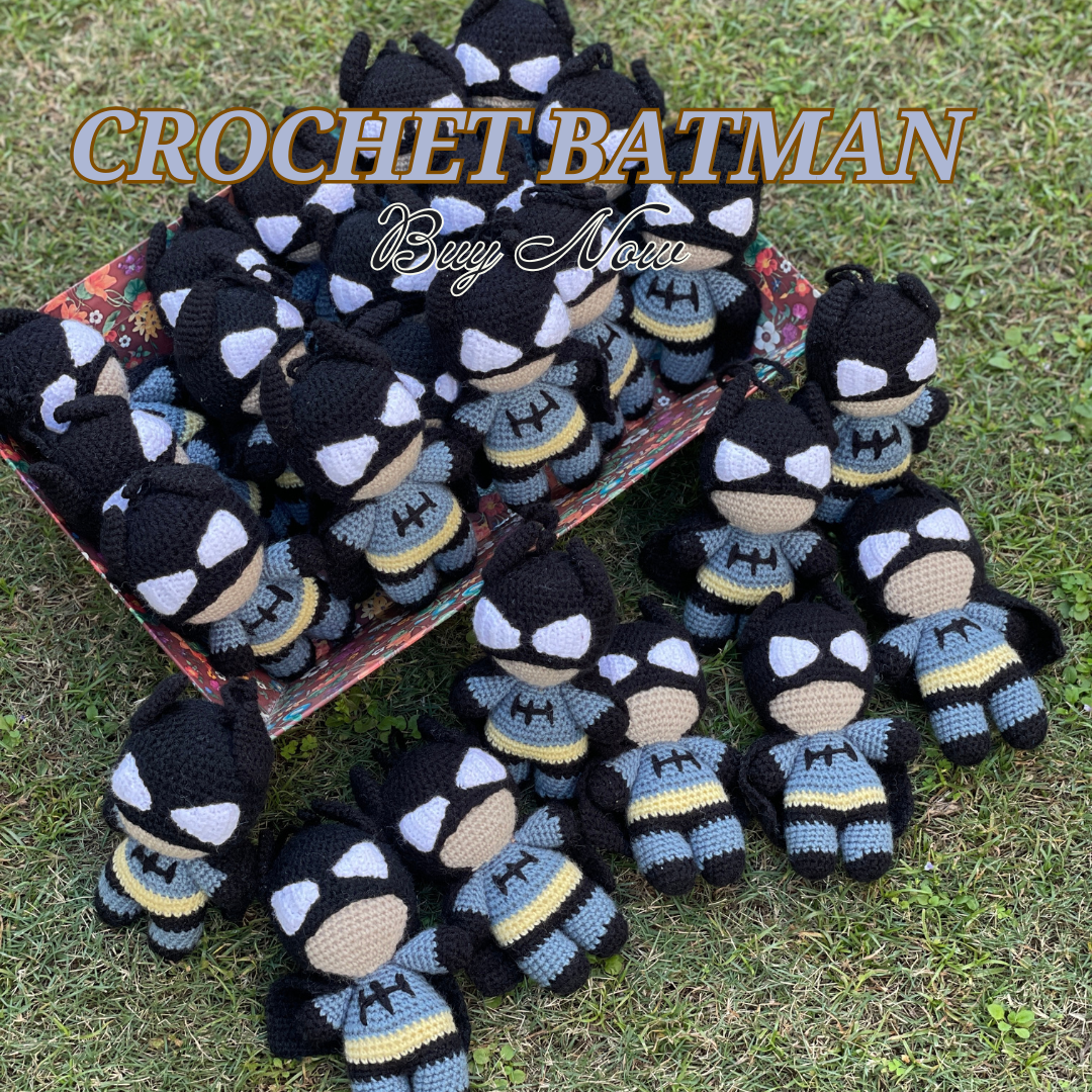 bat-man – handmade crochet gift india handmade crochet gift India
