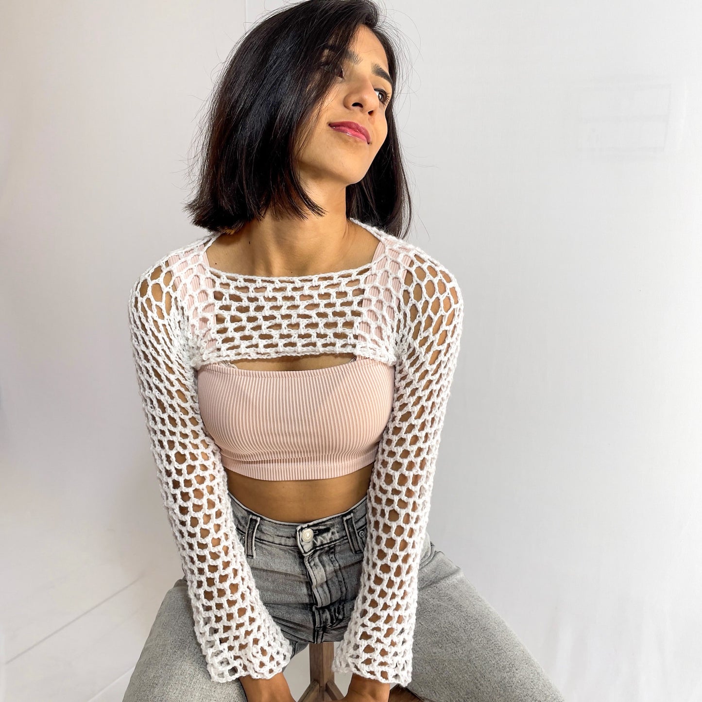 crochet sleeve – handmade crochet gift india handmade crochet gift India