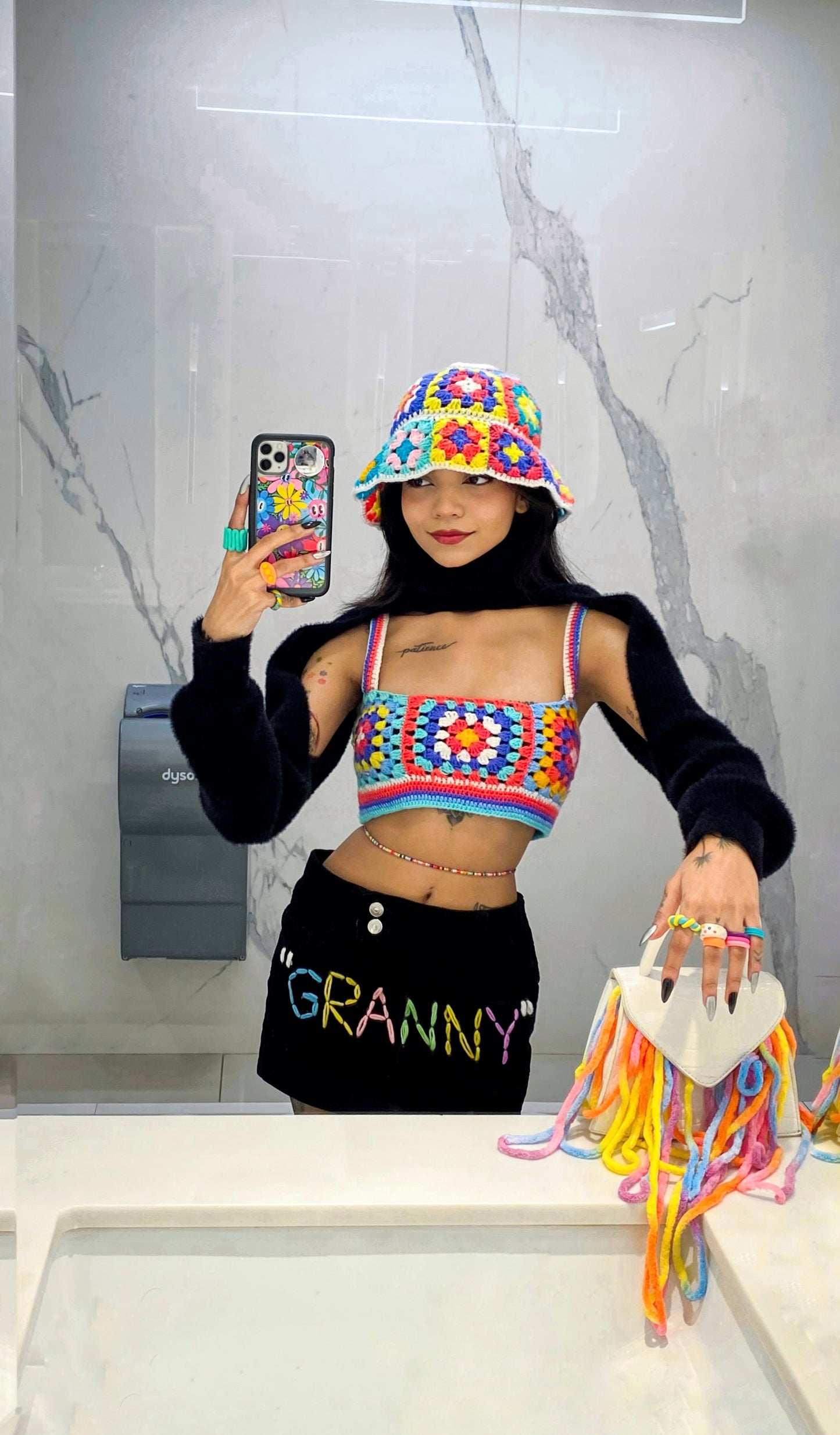 magnolia crop top – handmade crochet gift india handmade crochet gift India