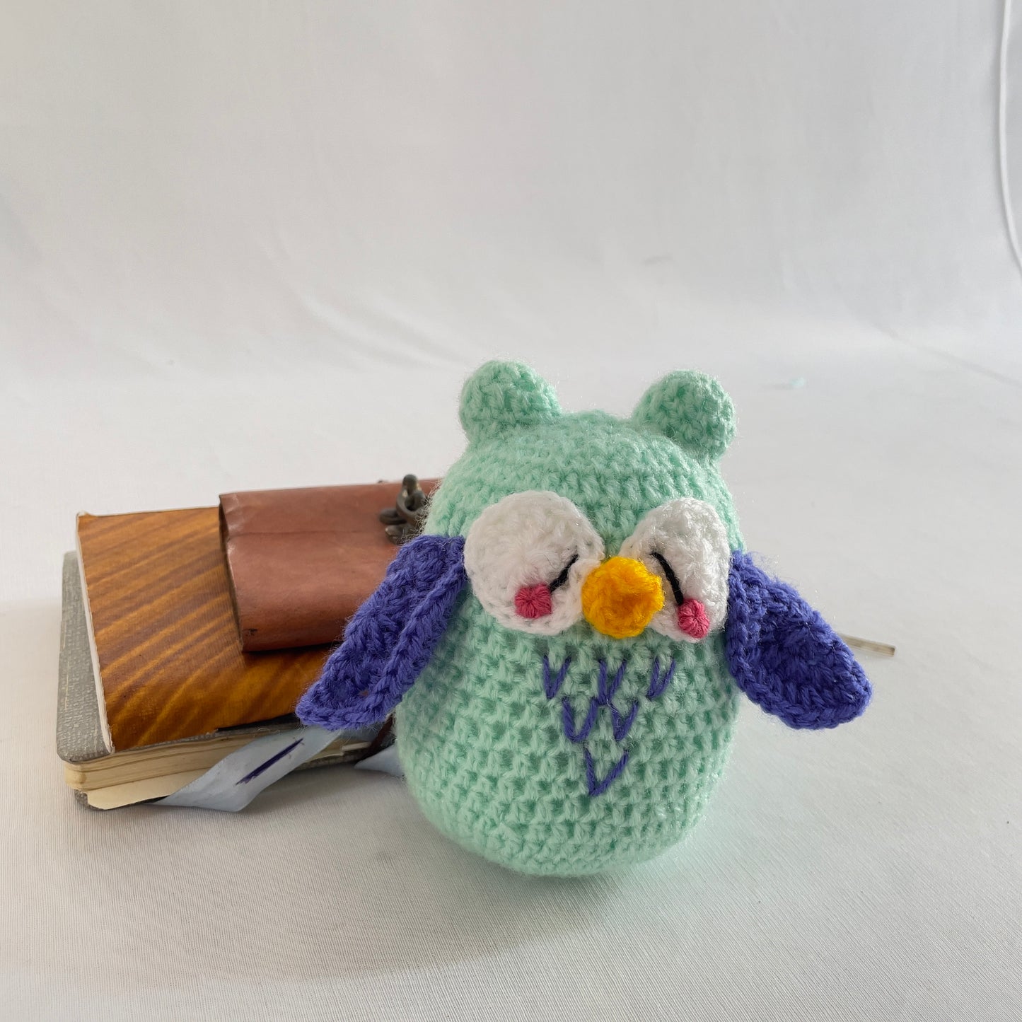 owl stuff toy – handmade crochet gift india handmade crochet gift India