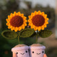 Sunflower Pot - Smile