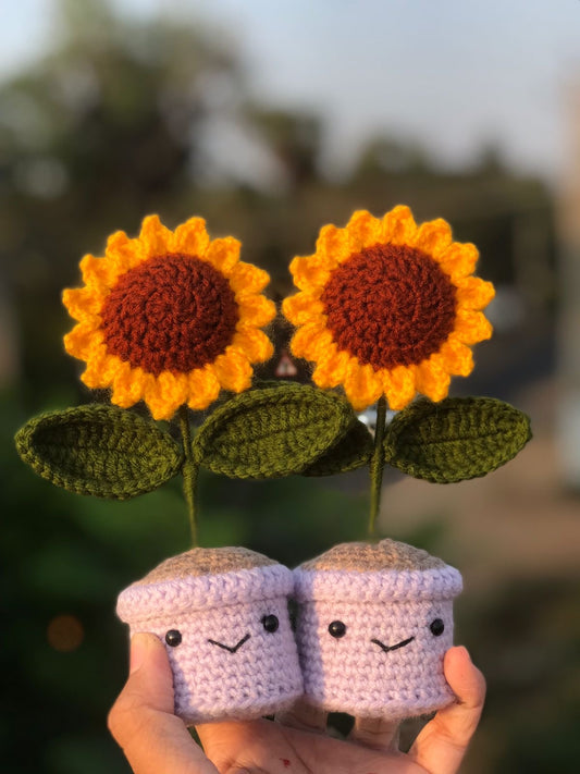 Sunflower Pot - Smile