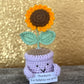 Crochet Sunflower Pot | Mother’s Day