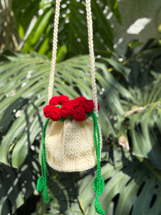Rose Bouquet Sling Bag