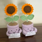 Crochet Sunflower Pot | Mother’s Day