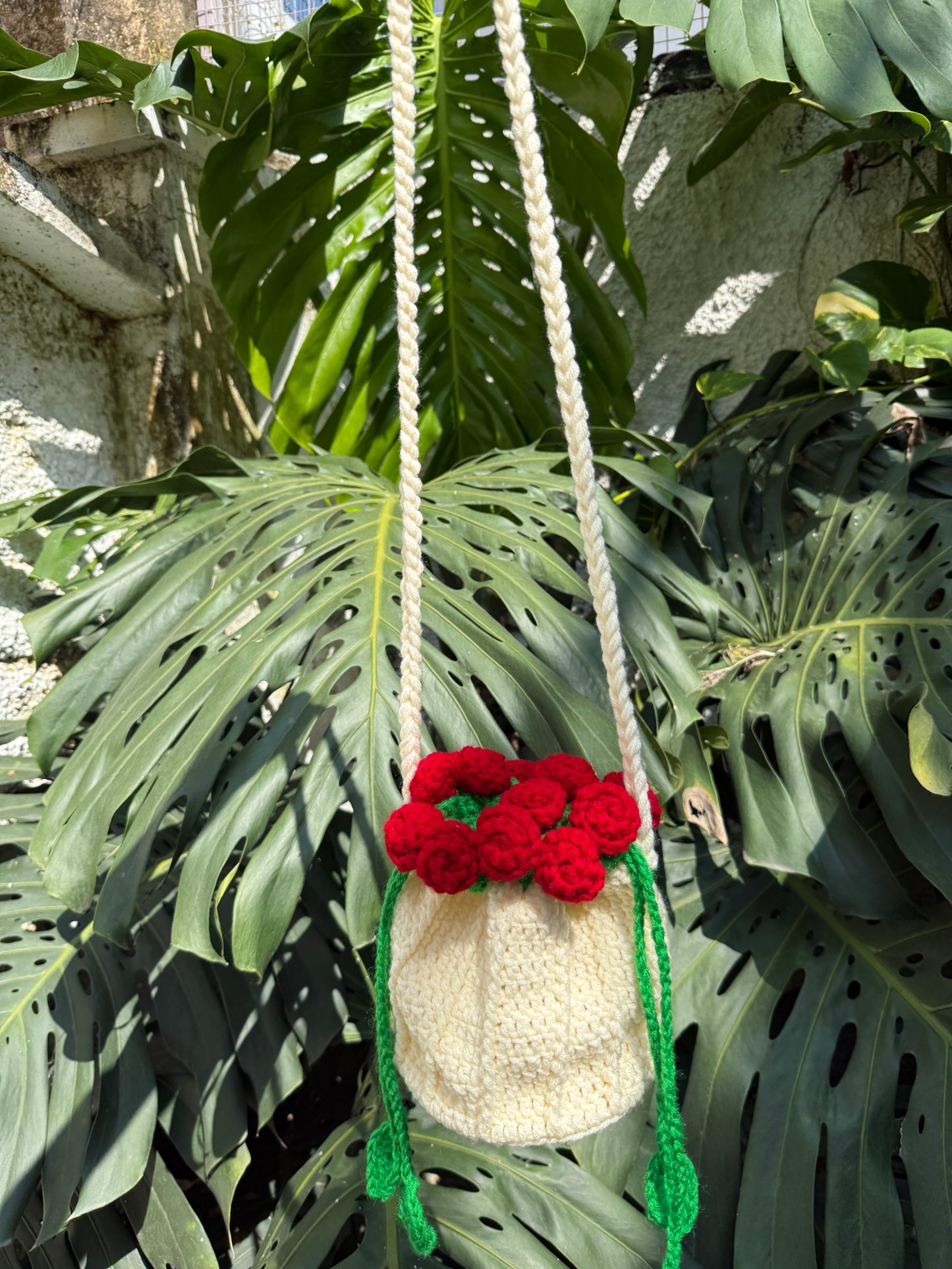 Rose Bouquet Sling Bag